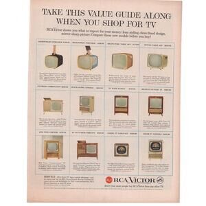RCA Victor Television Magazine Advertisement 1958 Vintage Full Color NBC TV